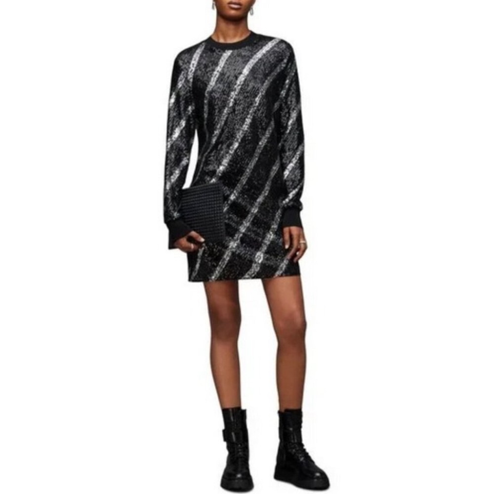 AllSaint Juela Bowi Sequin Dress like New! Only worn once